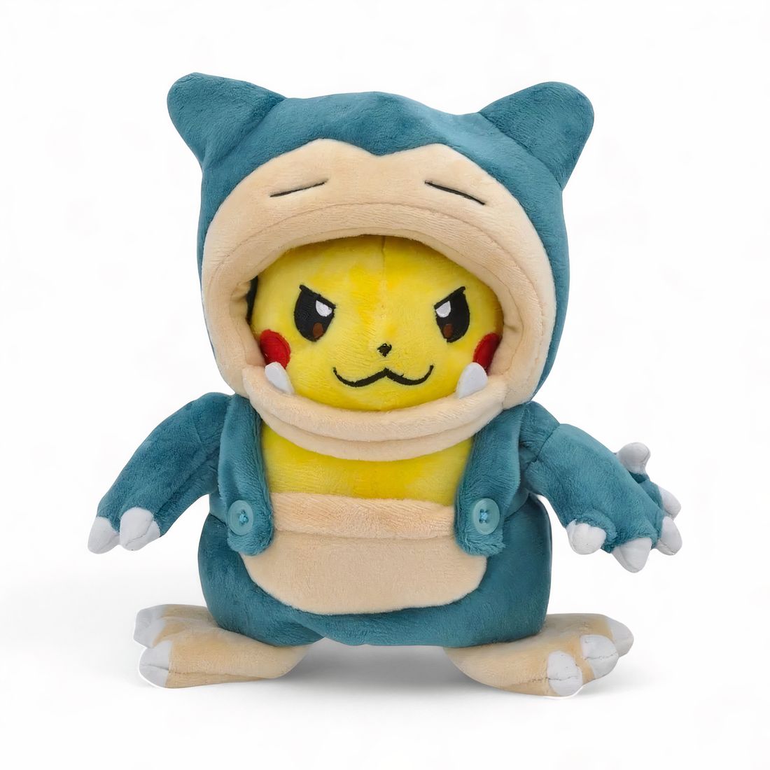 Pikachu Kuscheltier Pokémon verkleidet als Relaxo