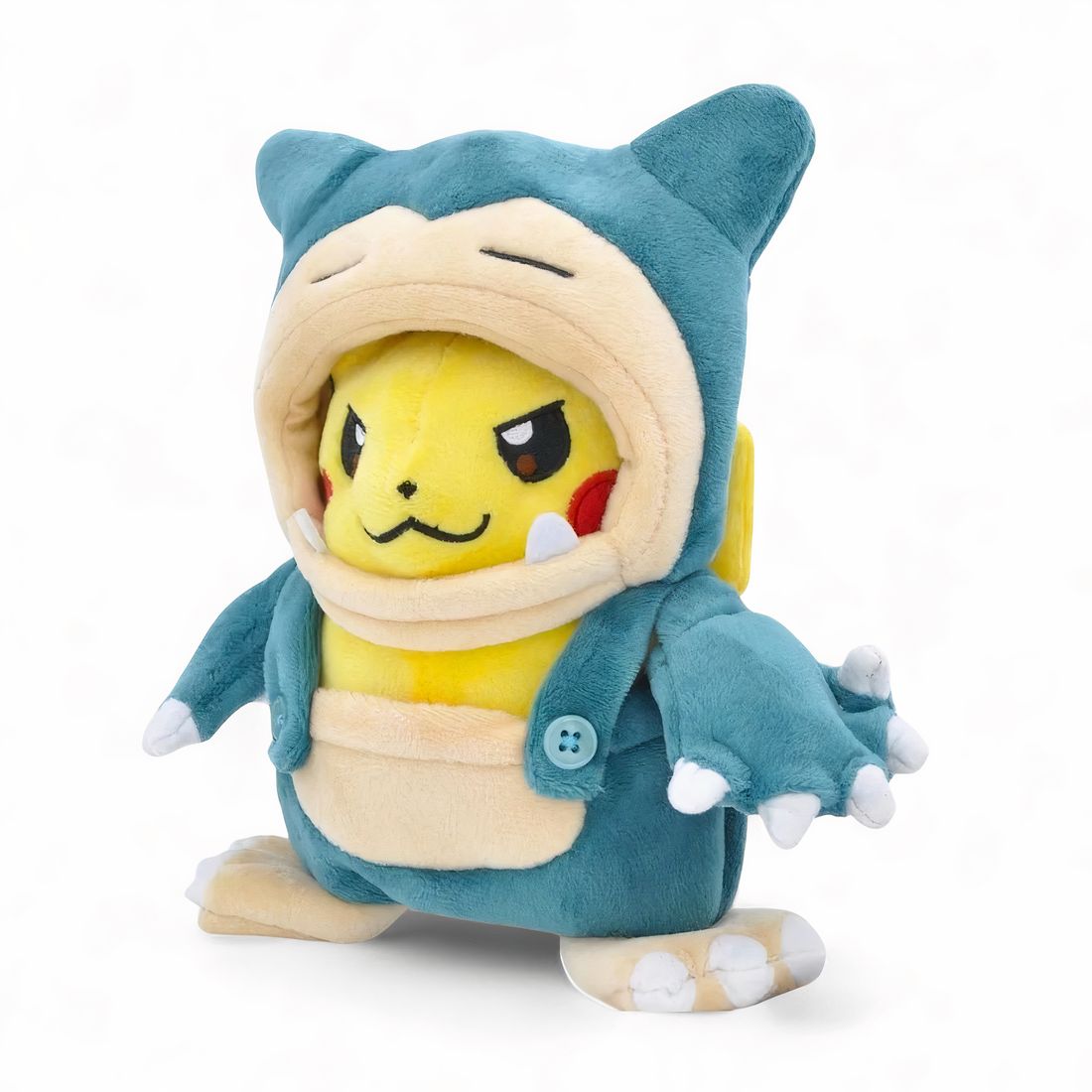 Pikachu Kuscheltier Pokémon verkleidet als Relaxo