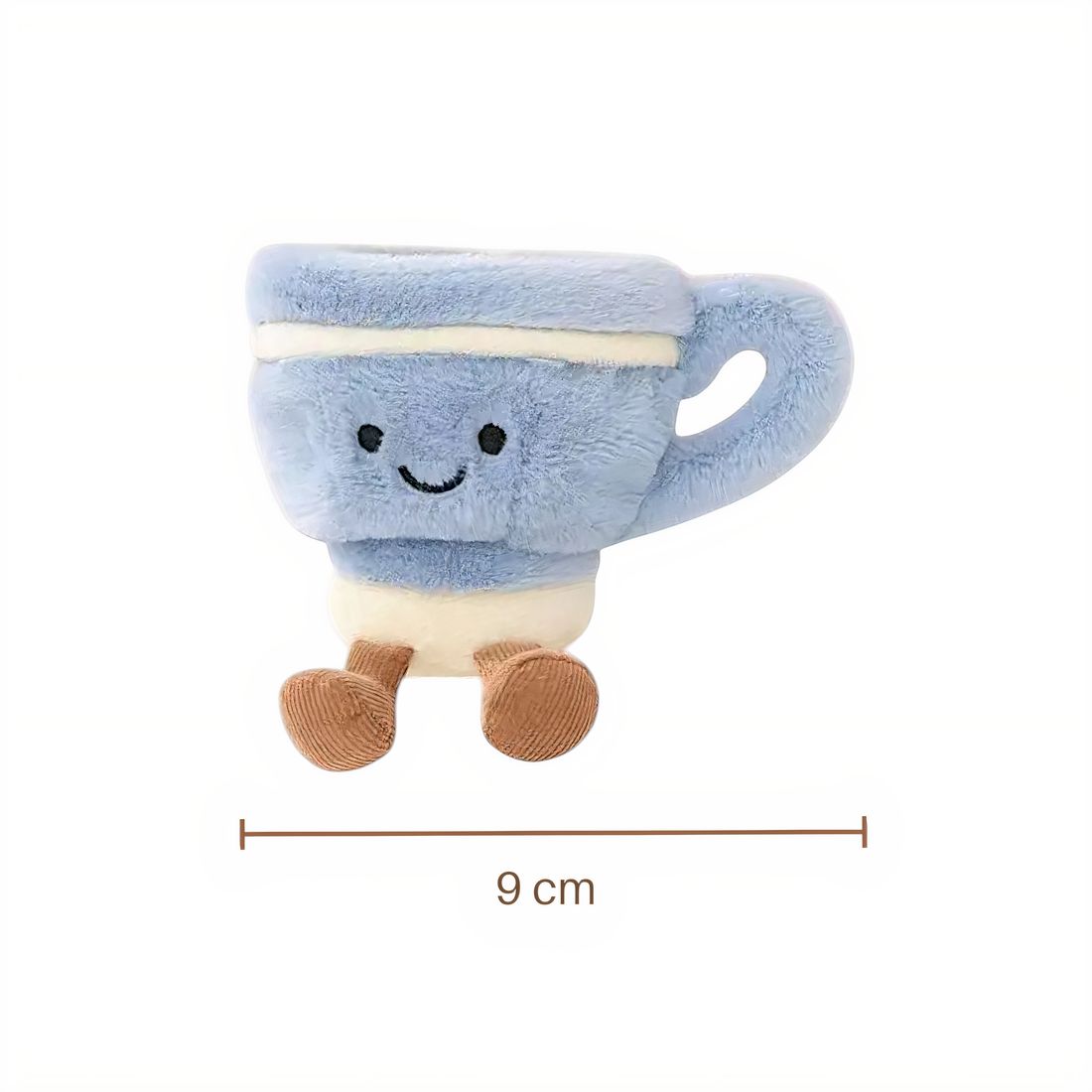 Tasse und Teekanne Kuscheltier-Duo Kawaii-Teestunde