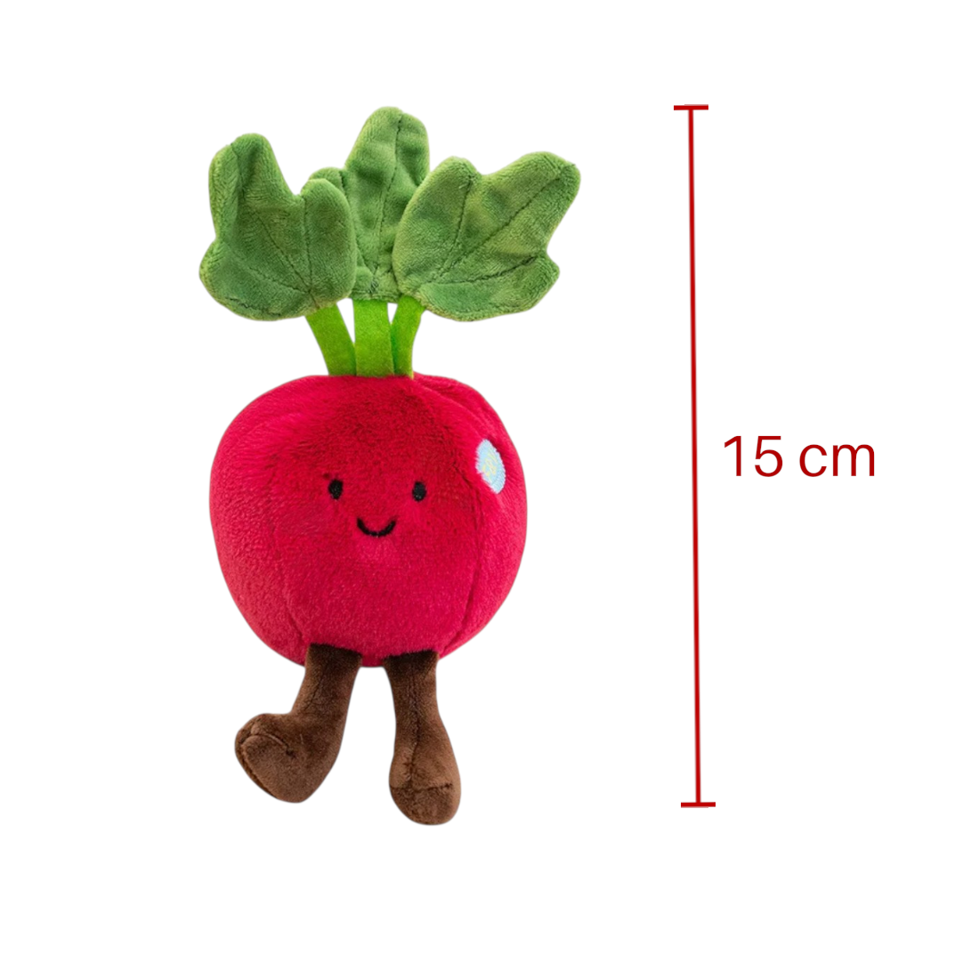 Rote Bete Kuscheltier Kawaii spritzig