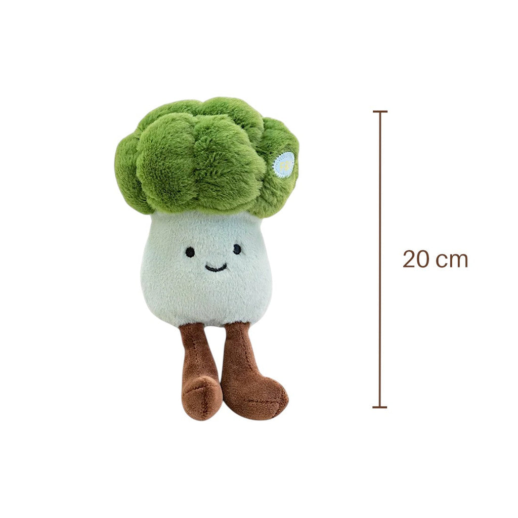 Brokkoli Kuscheltier Kawaii lächelnd