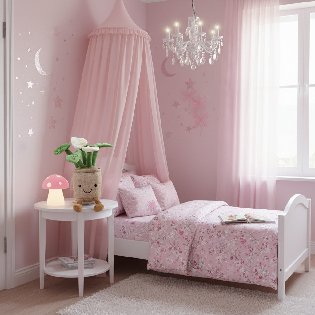 Lächelnde Mondblume Kuscheltier Kawaii
