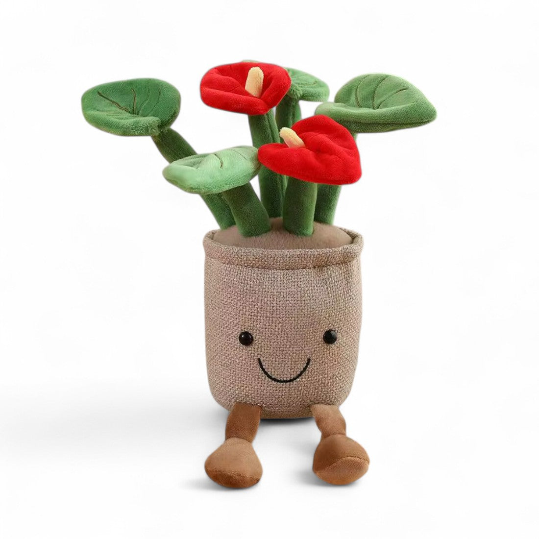 Lächelnde Mondblume Kuscheltier Kawaii