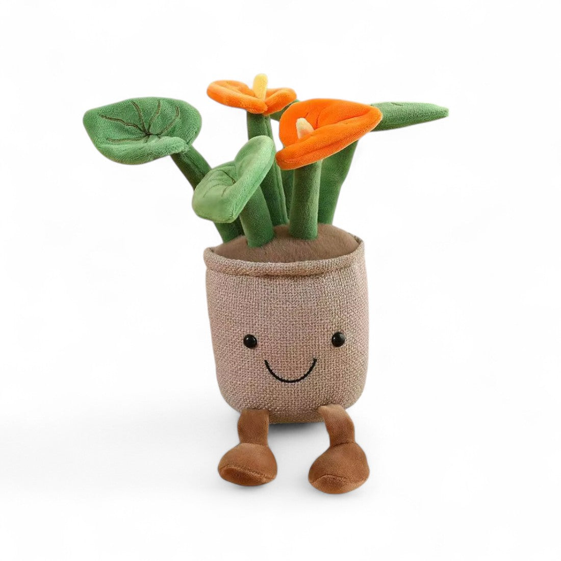Lächelnde Mondblume Kuscheltier Kawaii