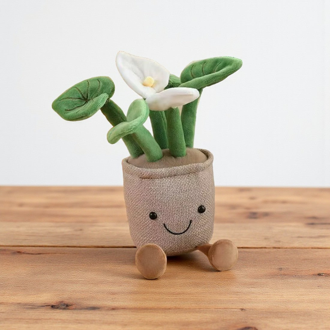Lächelnde Mondblume Kuscheltier Kawaii