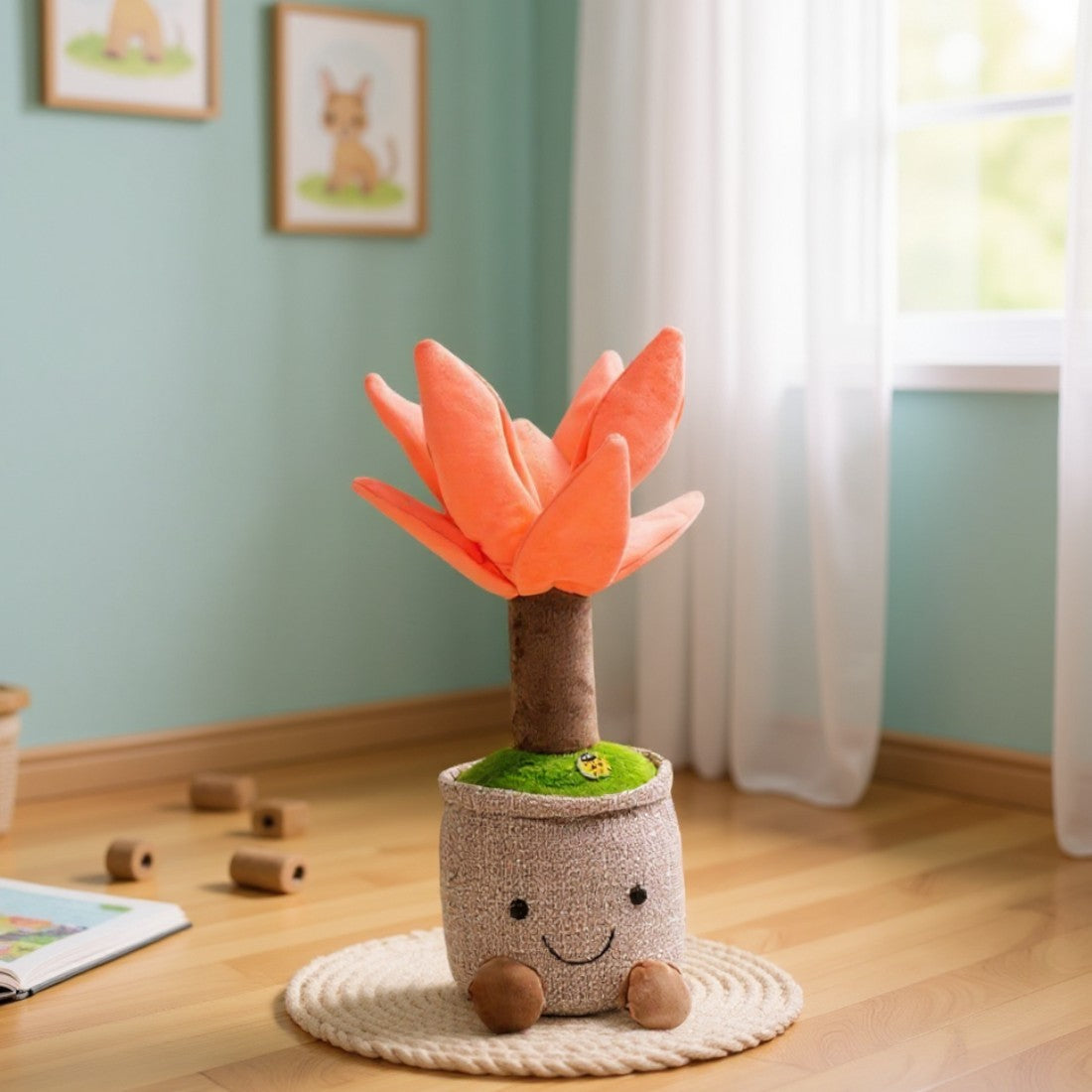 Yucca im Topf Kuscheltier Kawaii