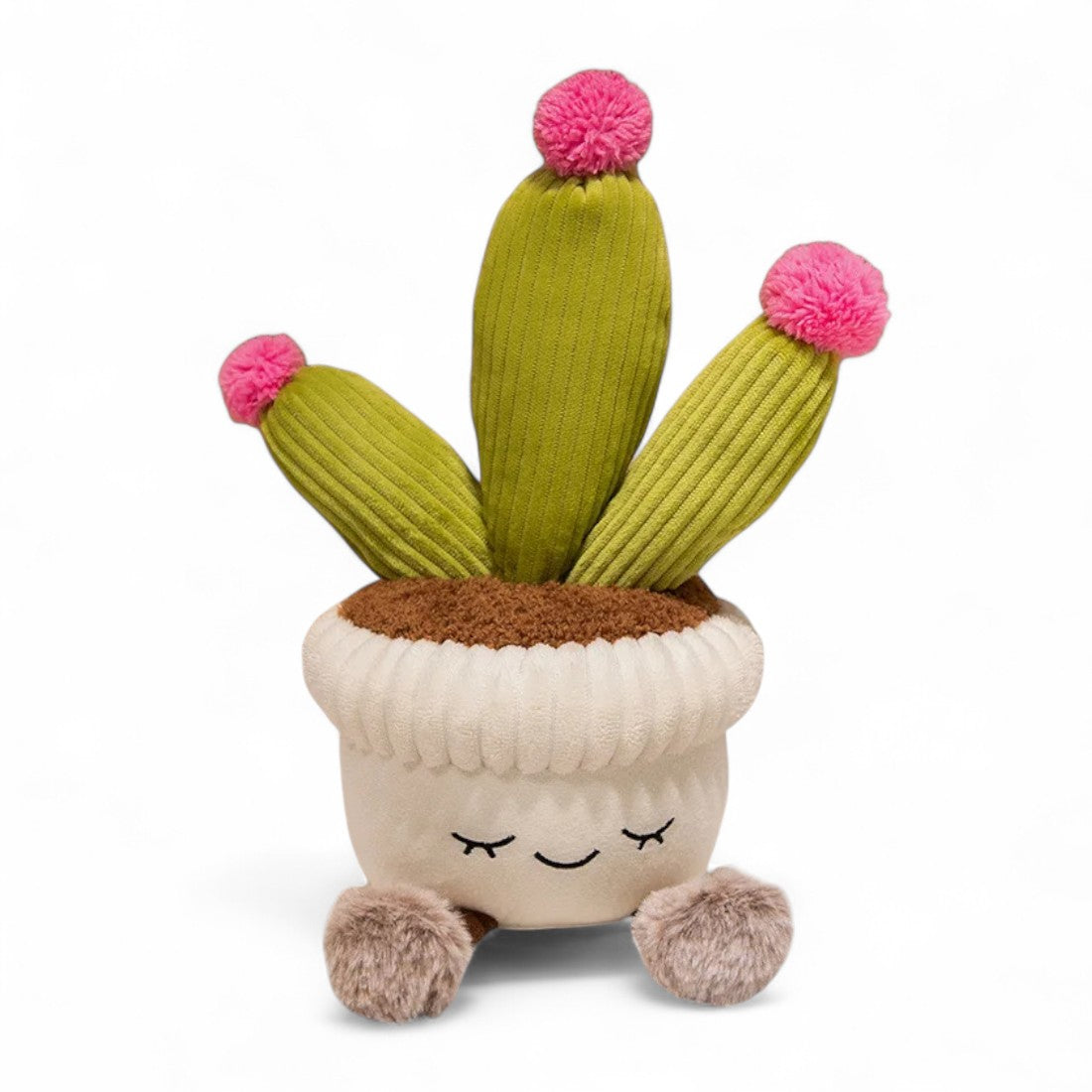 Pflanze im runden Topf Kuscheltier Kawaii
