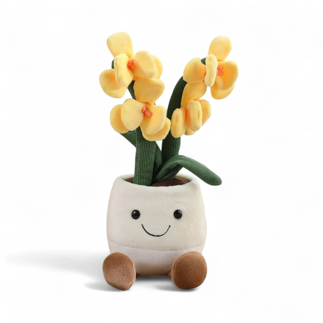 Orchidee Kuscheltier Kawaii sanft und bunt