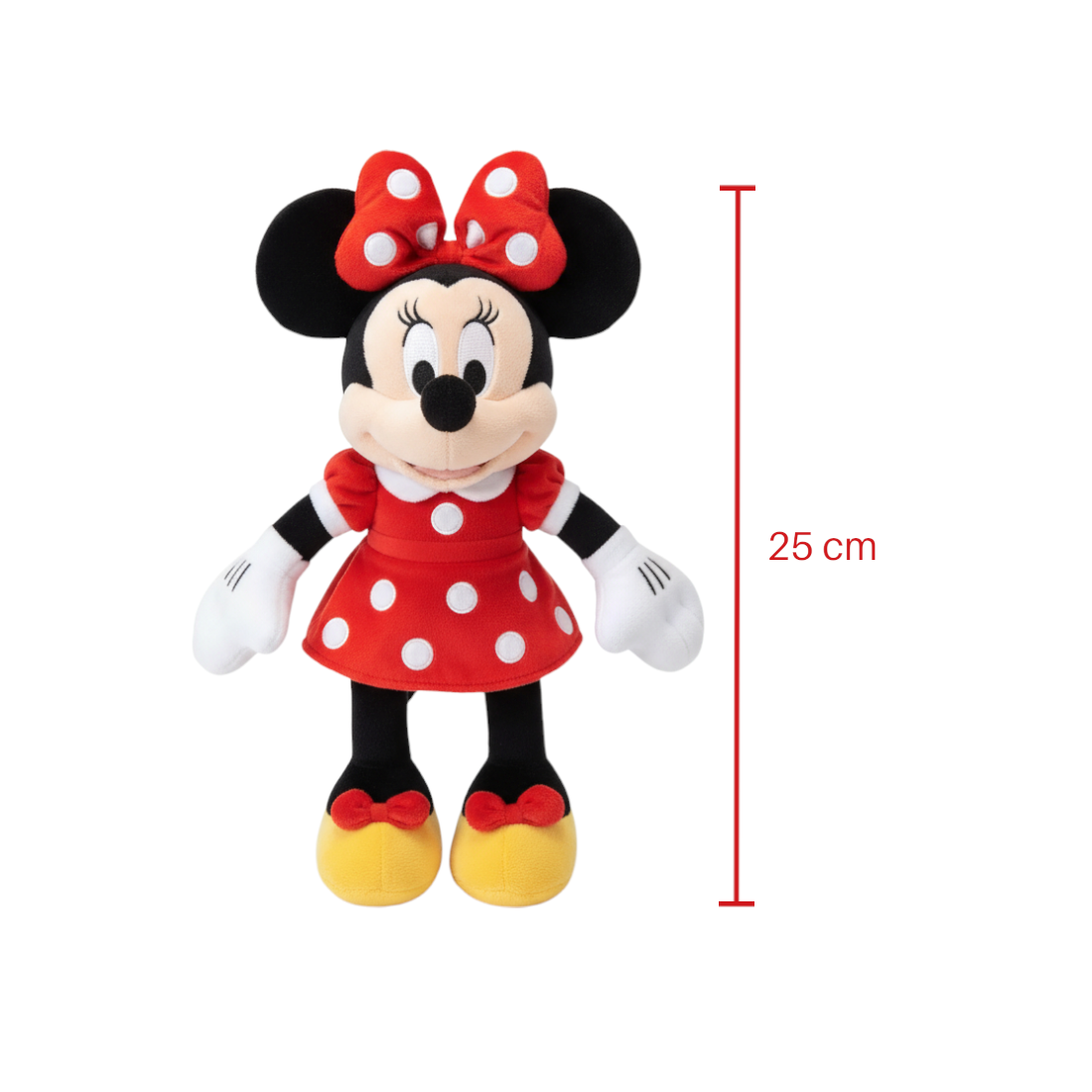 Minnie Kuscheltier ikonisches rotes Kleid