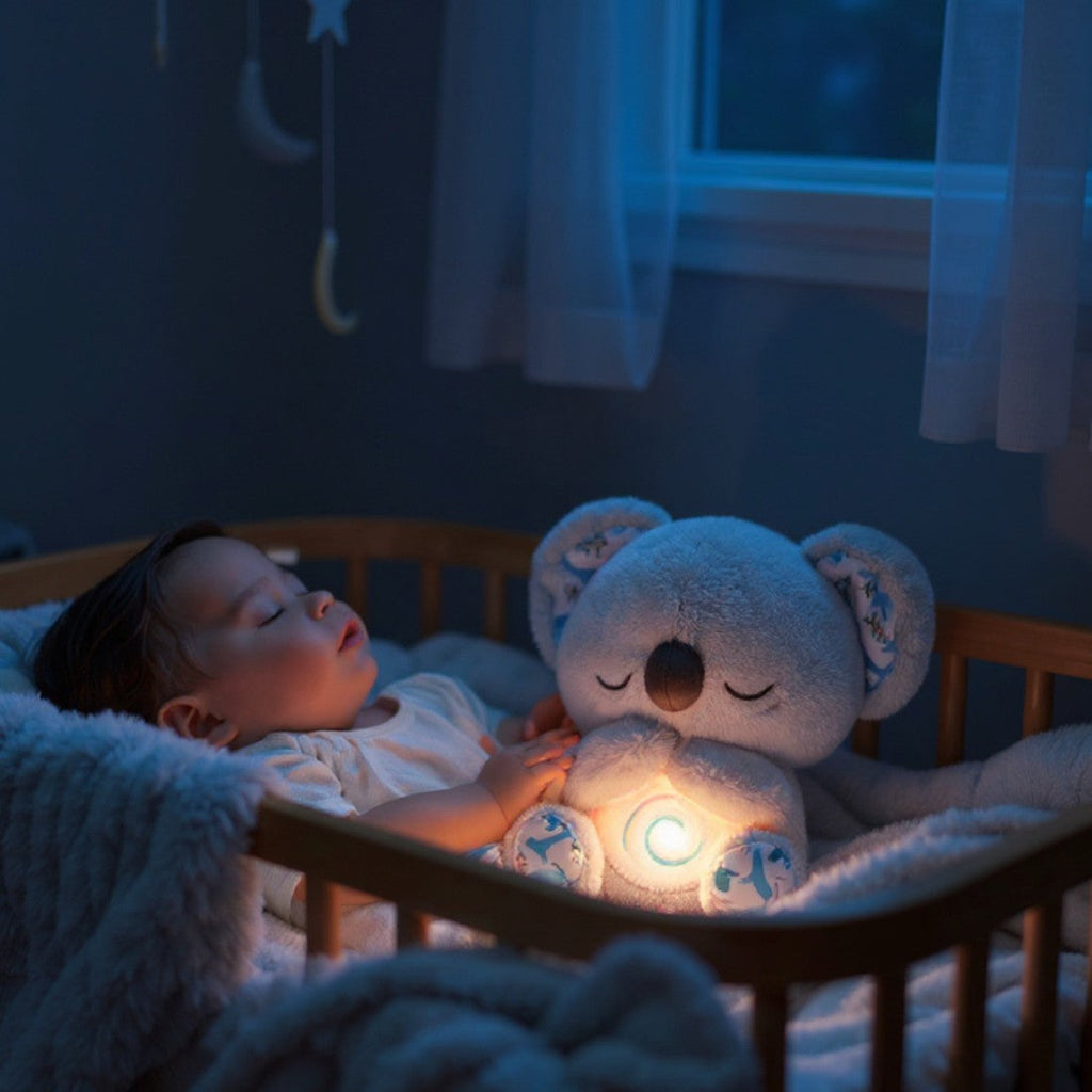 Koala Atem Kuscheltier mit Licht zum Beruhigen für Babys