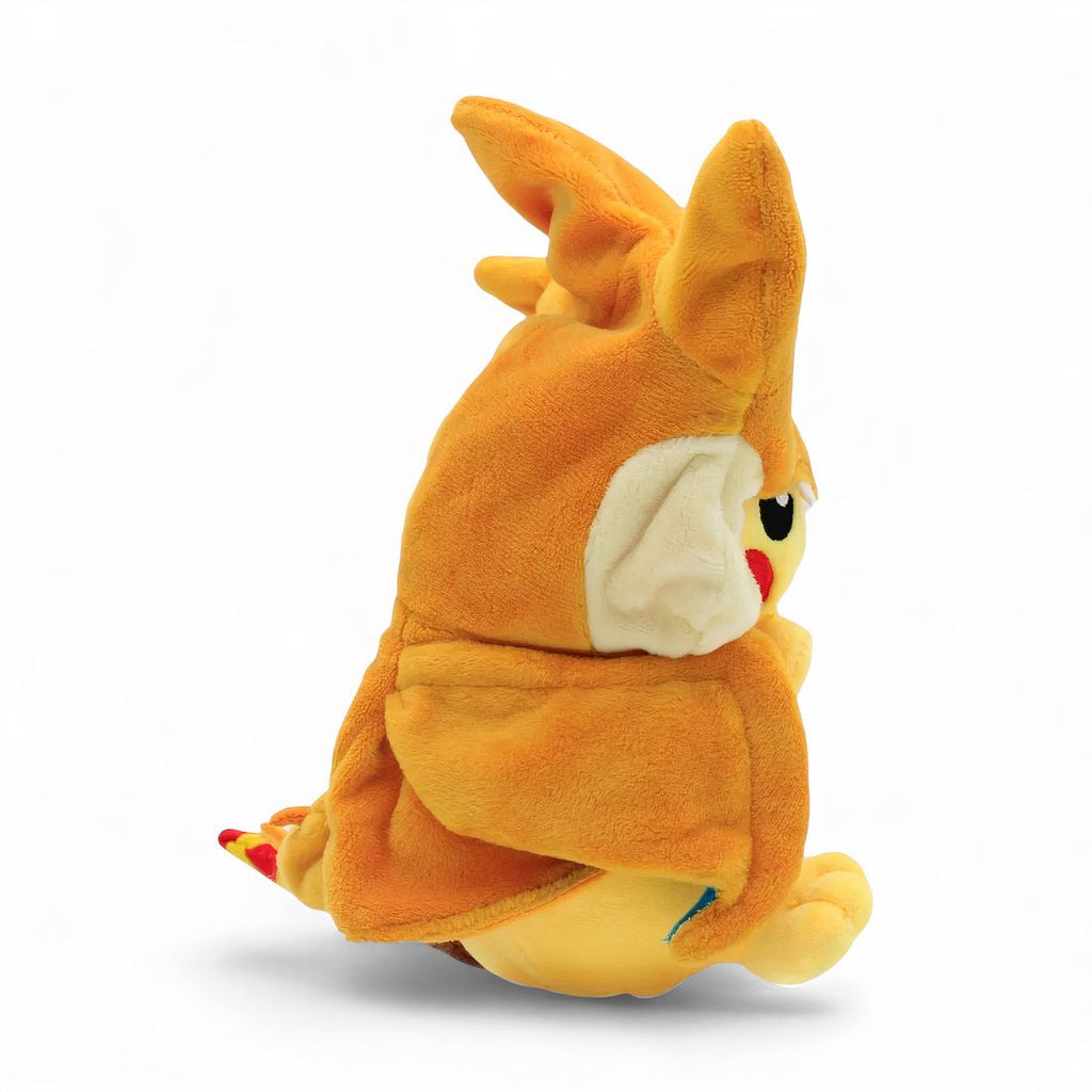Pikachu Kuscheltier Pokémon verkleidet als Glurak