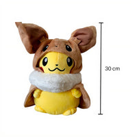 Pikachu Kuscheltier Pokémon verkleidet als Evoli