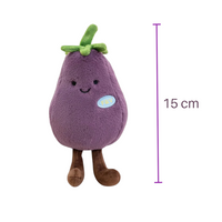 Aubergine Kuscheltier Kawaii verschmitzt