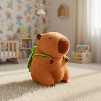 Capybara Kuscheltier mit Schildkröten-Rucksack