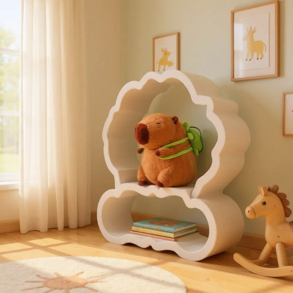 Capybara Kuscheltier mit Schildkröten-Rucksack