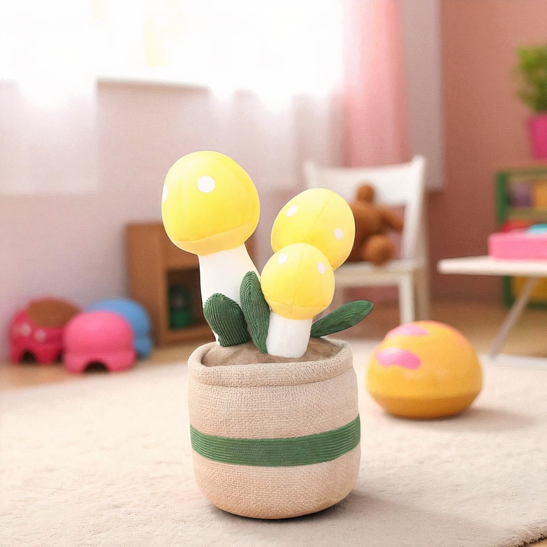 Pilz Kuscheltier Kawaii dekorativ weich
