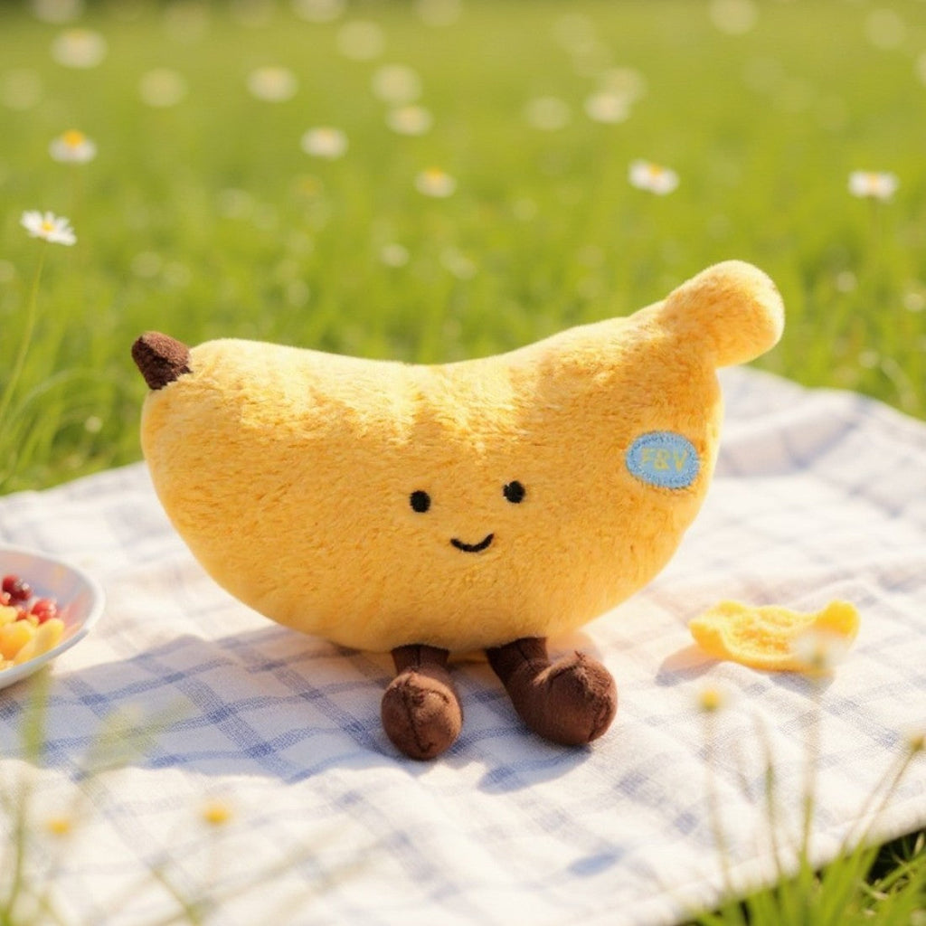 Banane Kuscheltier Kawaii vergnügt