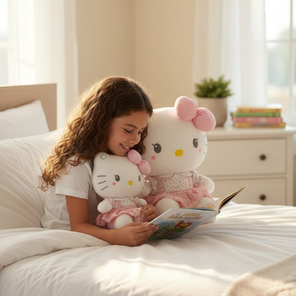 Hello Kitty Kuscheltier zart und stylisch in Pastellrosa
