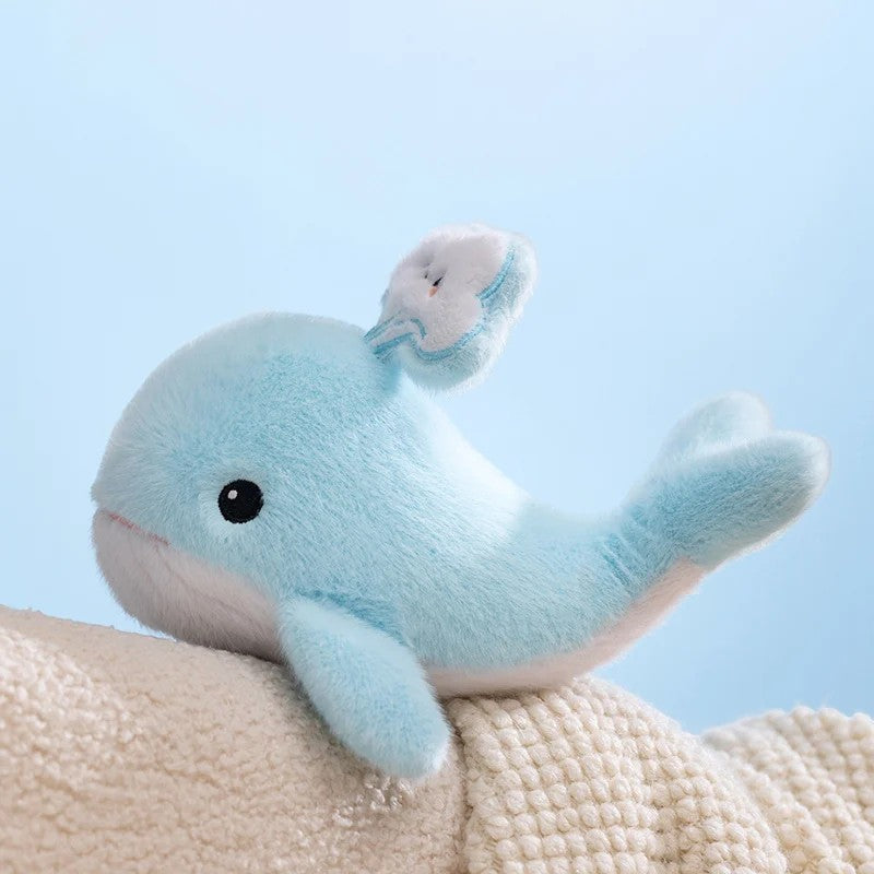 Blaues Wal Kuscheltier süß und kuschelweich