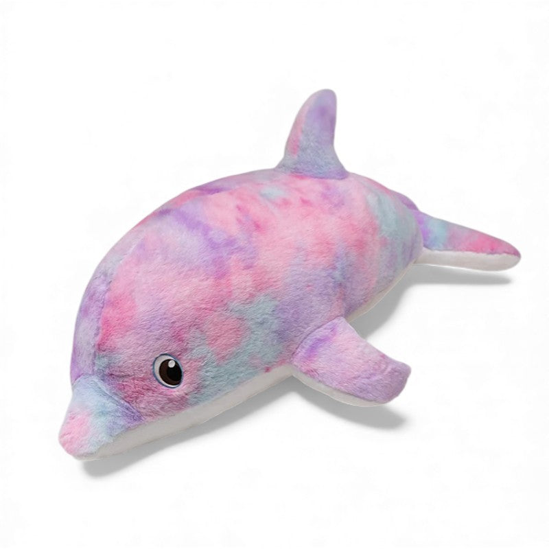 XXL Delfin Kuscheltier Regenbogen