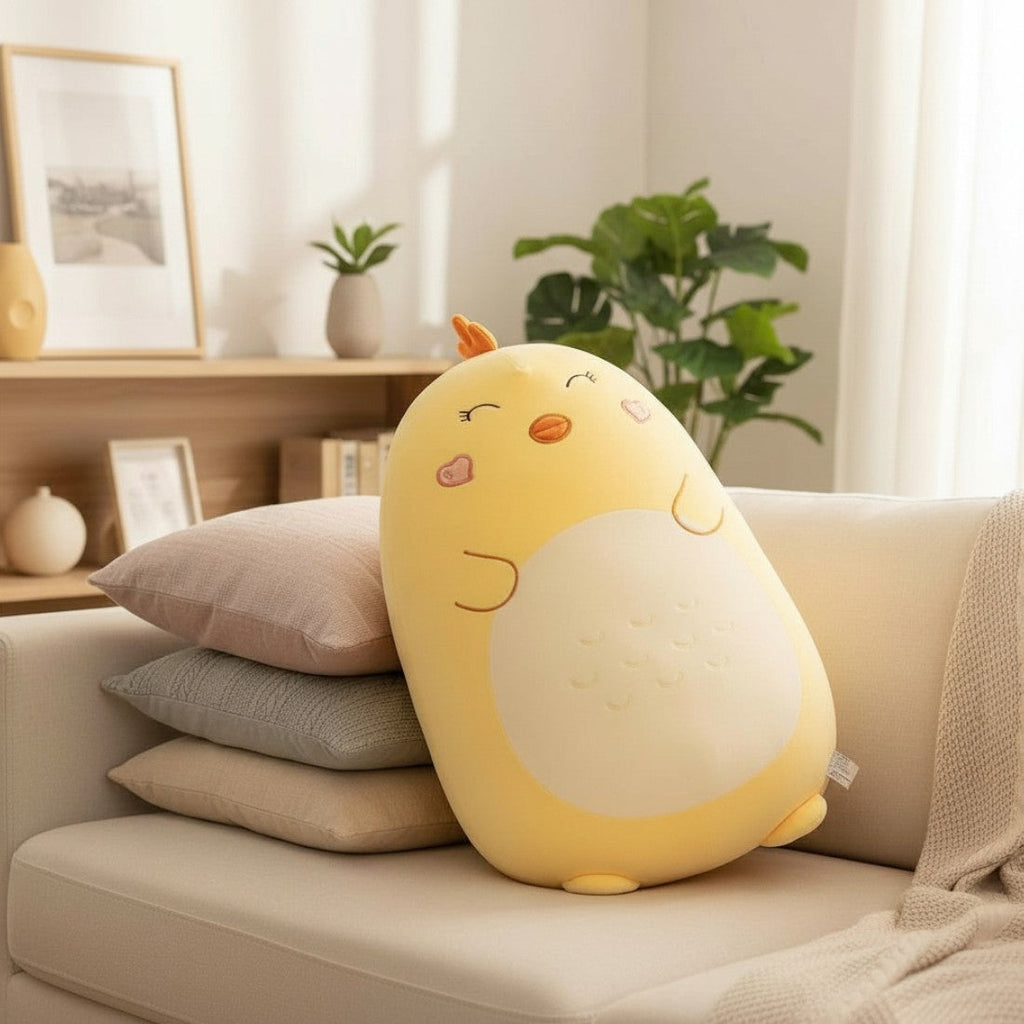Großes Küken Plüschkissen flauschig Squishy