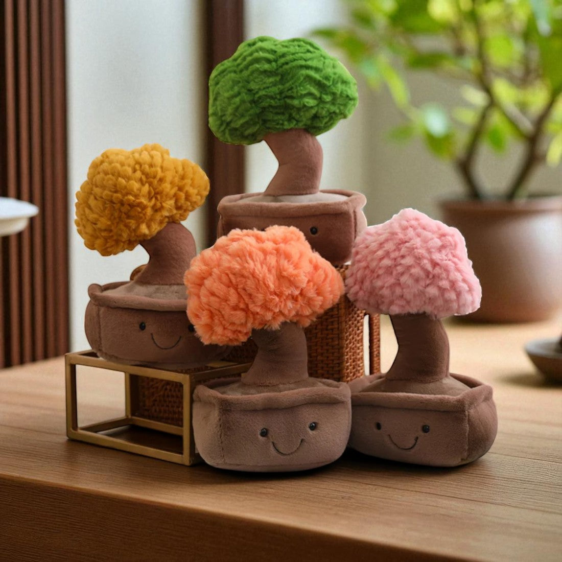 Bonsai Kuscheltier Kawaii zartes Lächeln