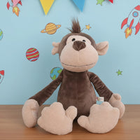 Affe Kuscheltier verschmitzt