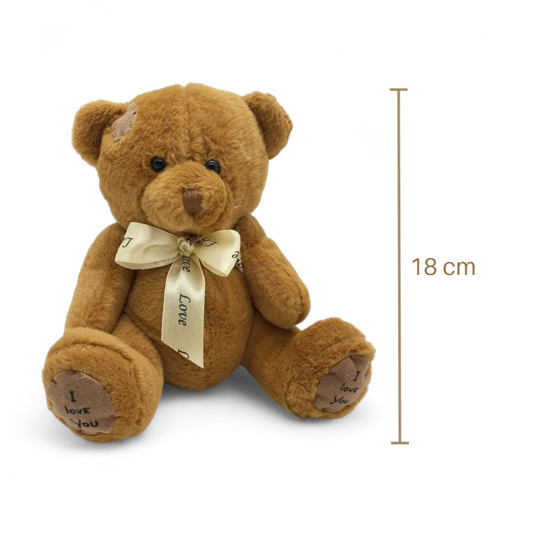 Teddybär mit „I love you“