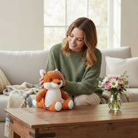 Weiches rotes Fuchs-Kuscheltier