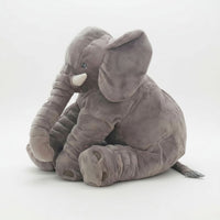 Weiches graues Elefanten-Kuscheltier 40 cm