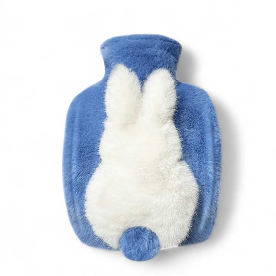 Wärmflasche Kuscheltier weich mit kleinem Hasen