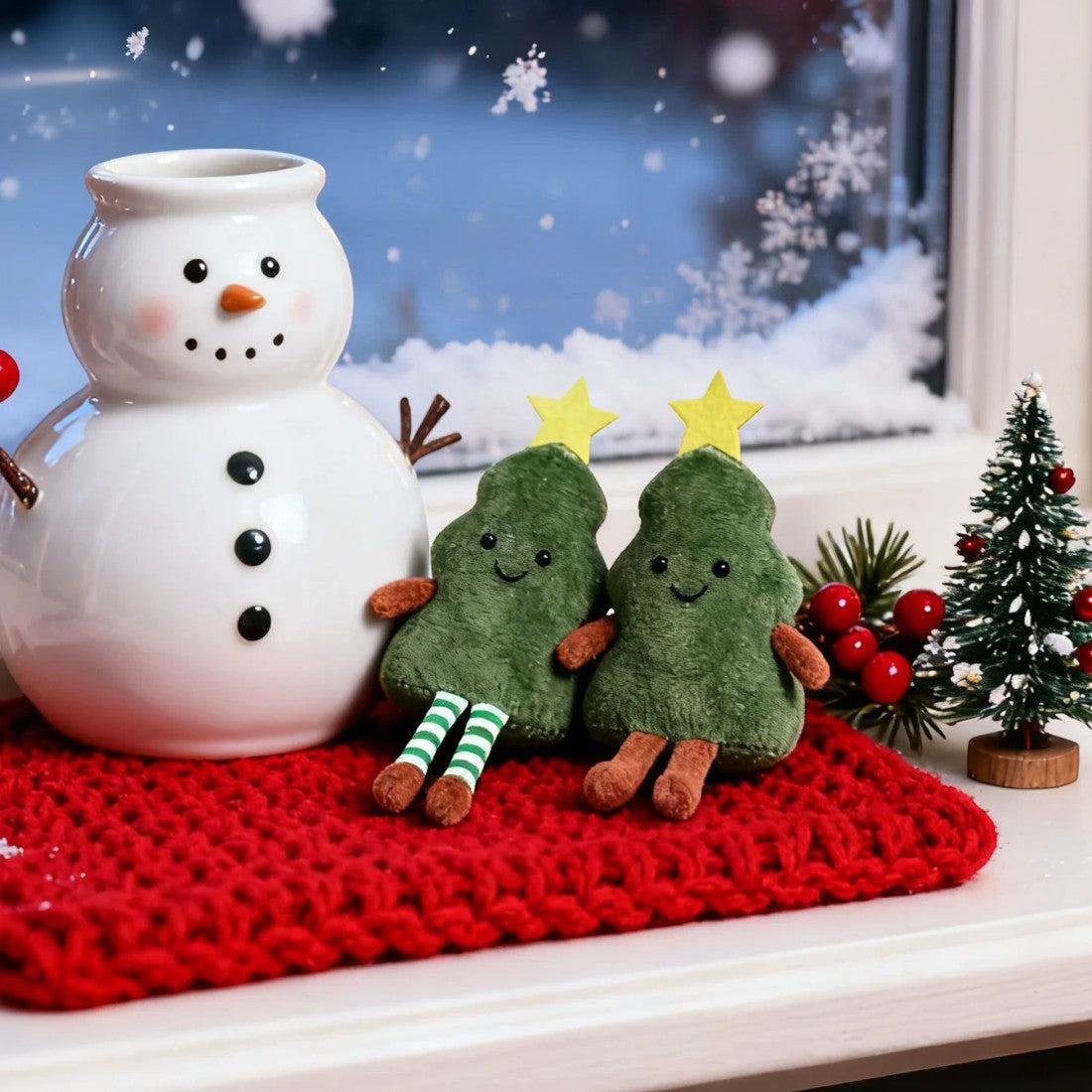 Weihnachtsbaum Kuscheltier niedlich kawaii