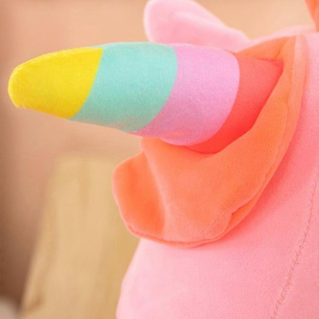 Liegendes Einhorn-Kuscheltier für Kinder