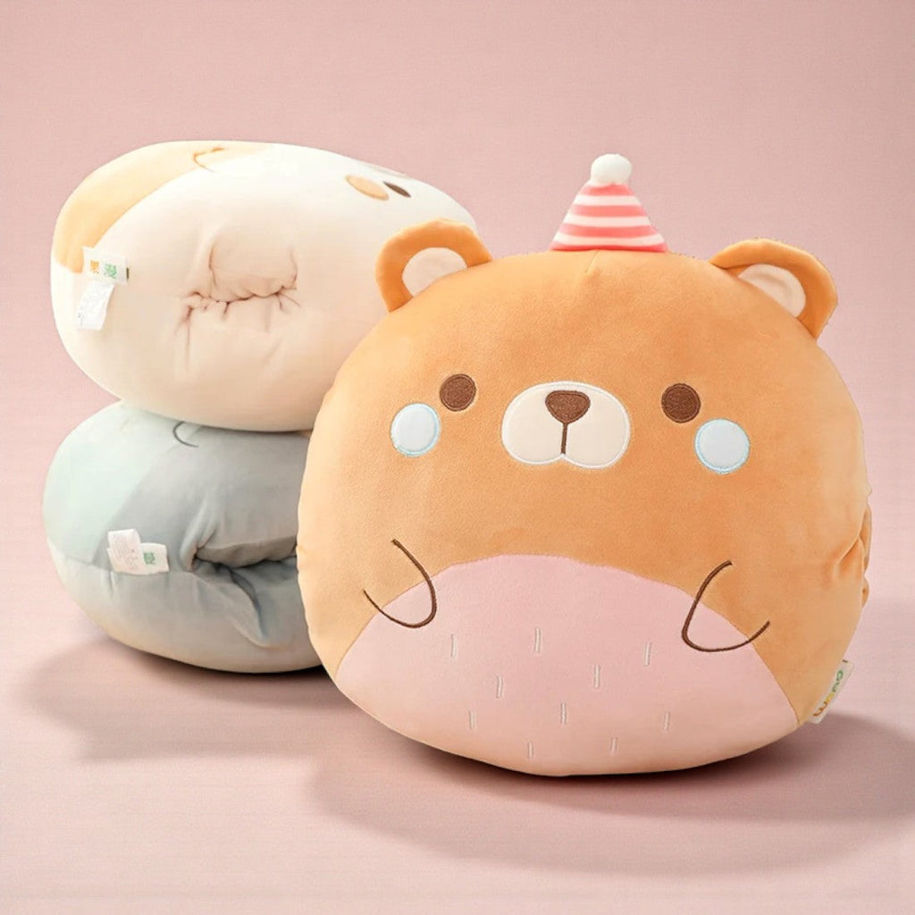 Rundes Squishmallow-Style Plüschkissen