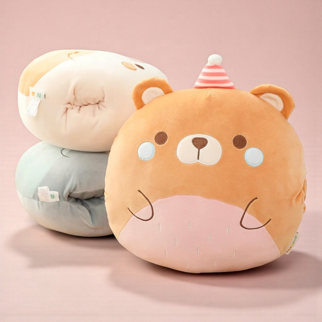 Rundes Squishmallow-Style Plüschkissen
