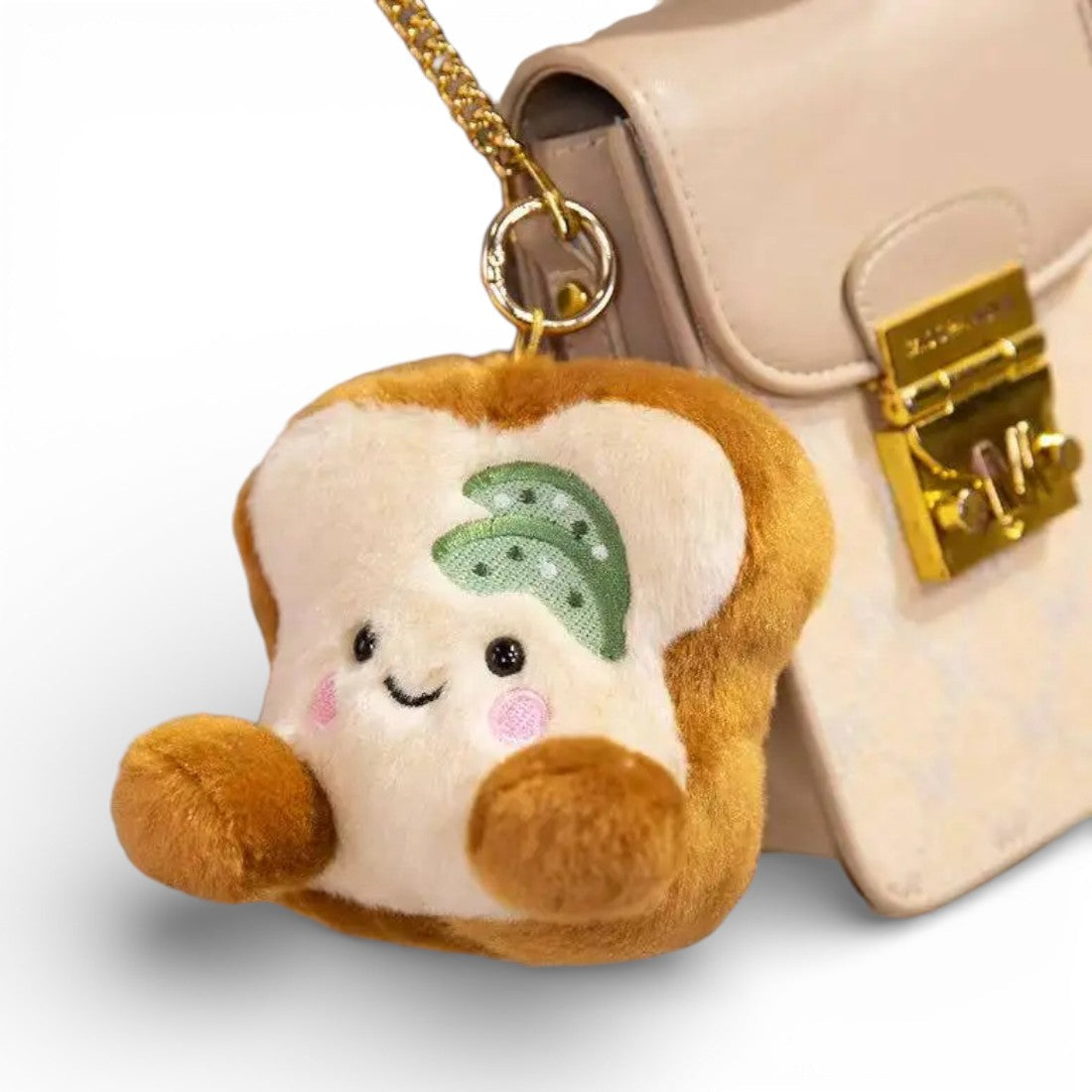 Toast Plüsch Schlüsselanhänger Kawaii