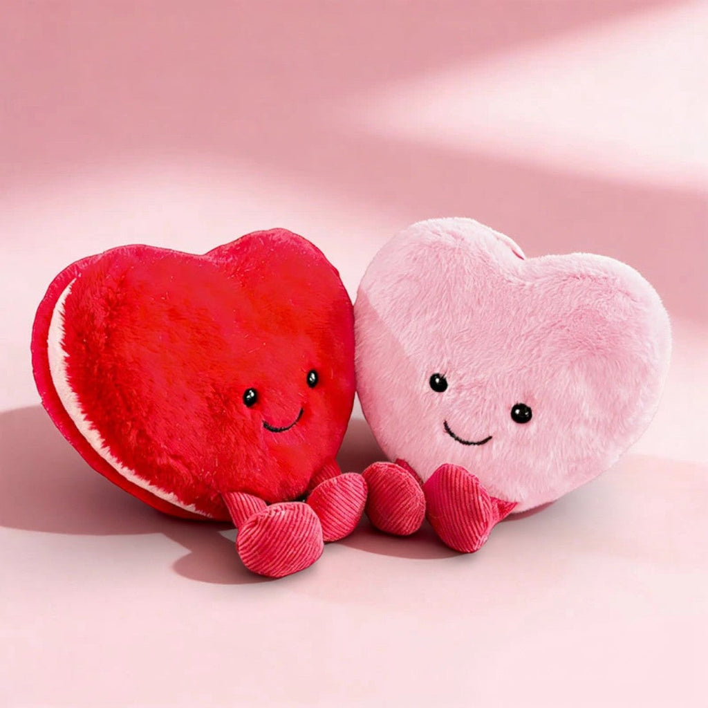 Herz Kuscheltier Liebe Rosa 10 cm Valentinstag