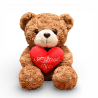 Teddybär Kuscheltier romantisch mit rotem Herz