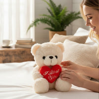 Teddybär Kuscheltier romantisch mit rotem Herz