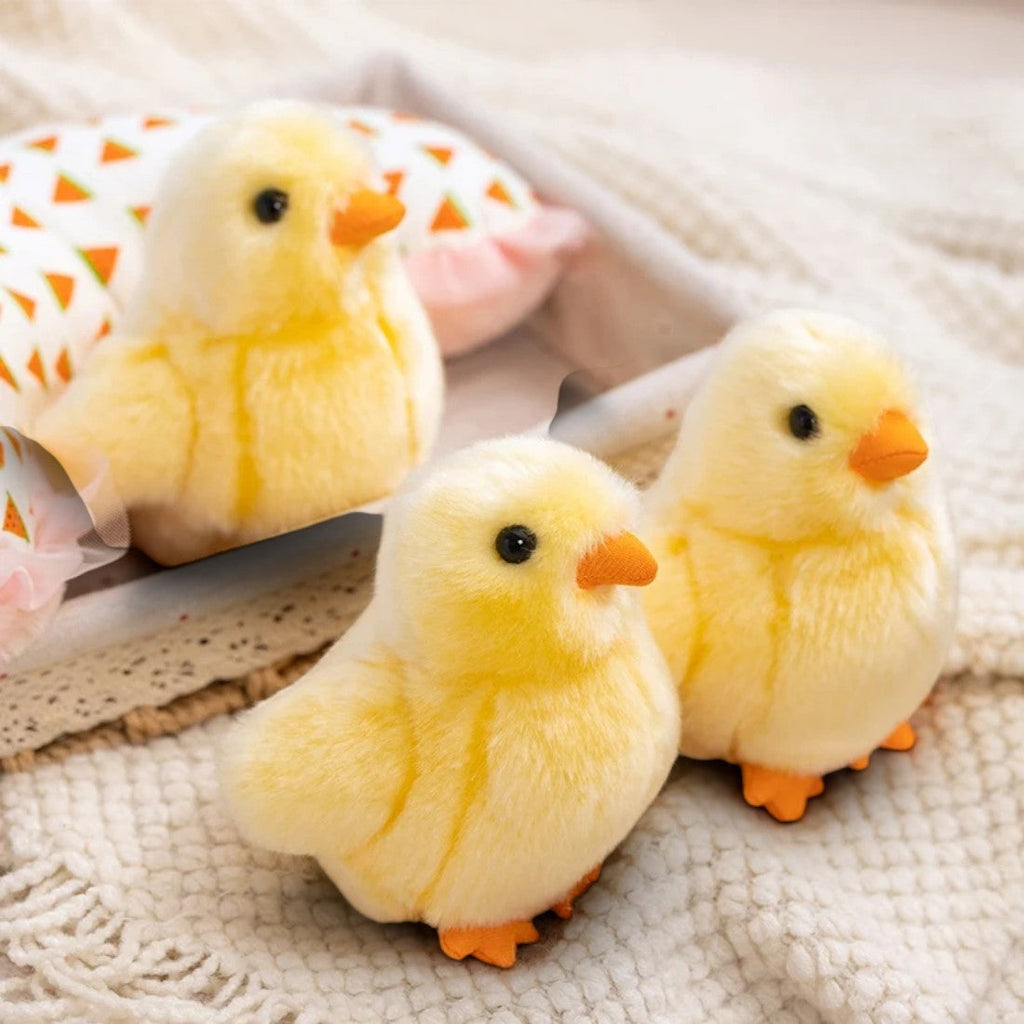 Küken Kuscheltier gelb ganz weich realistisch