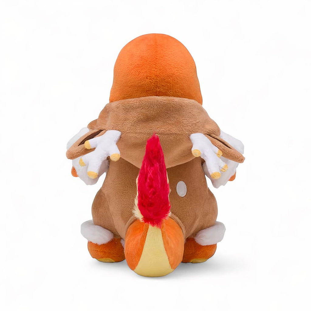 Glumanda Kuscheltier Pokémon im Weihnachts-Rentierkostüm