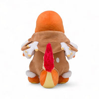 Glumanda Kuscheltier Pokémon im Weihnachts-Rentierkostüm