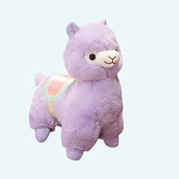 Rosa Lama Kuscheltier Regenbogen 35cm