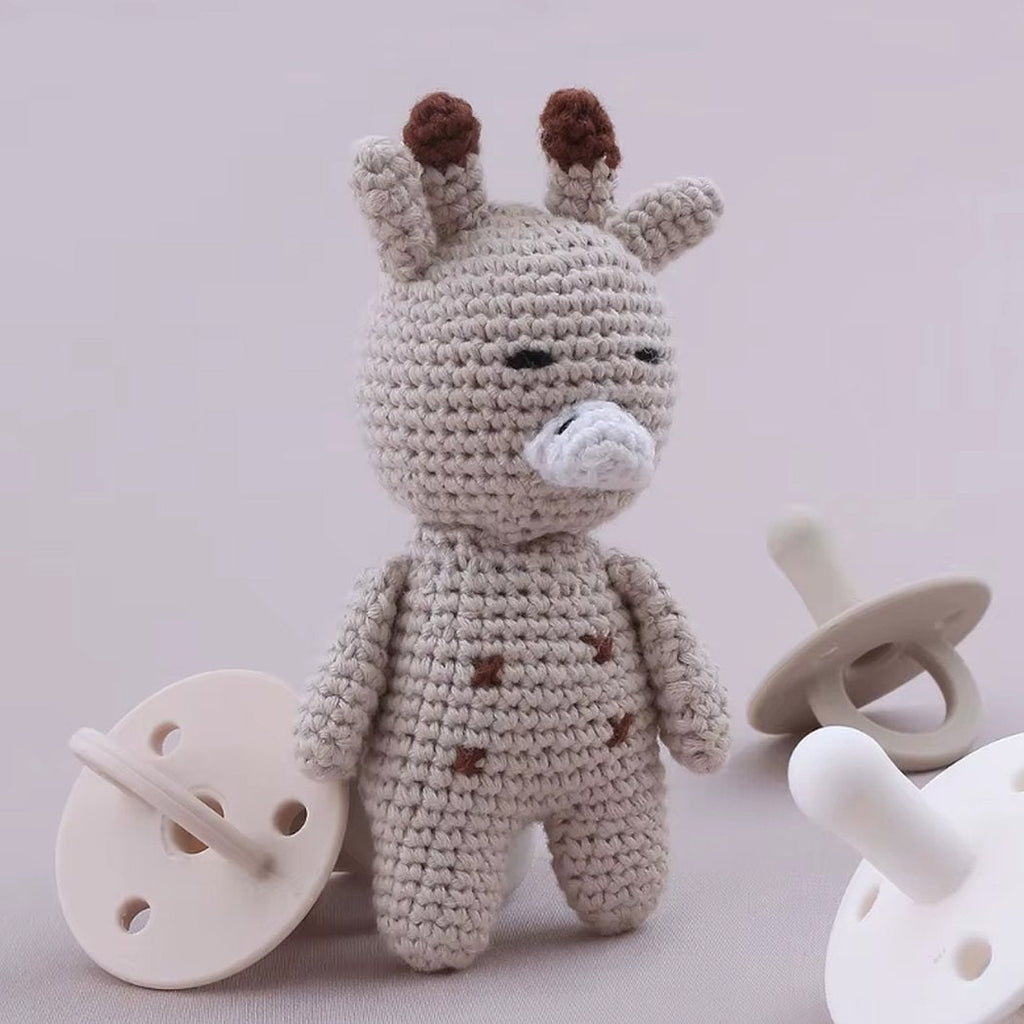 Gehäkeltes Giraffen-Kuscheltier