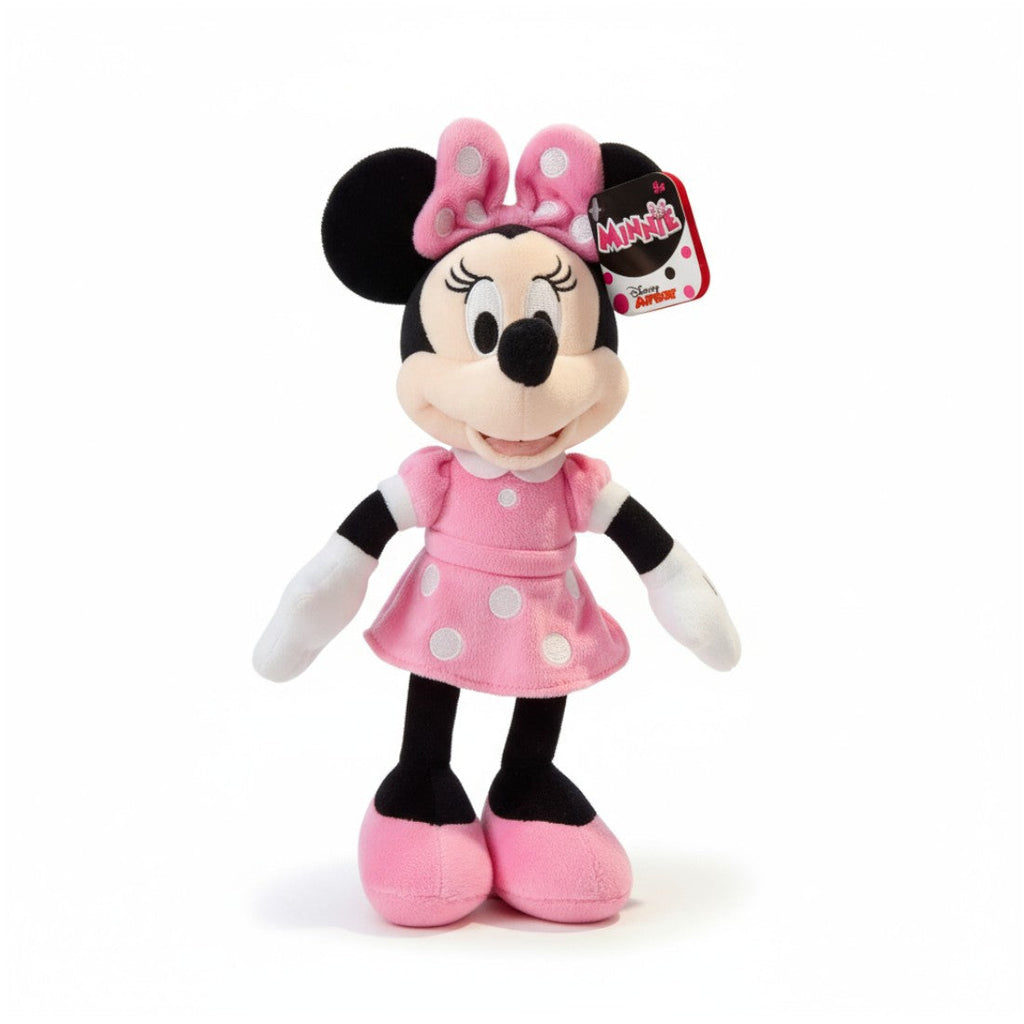 Minnie Kuscheltier rosa Kleid mit Schleife
