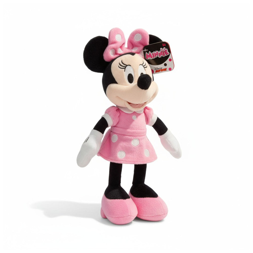 Minnie Kuscheltier rosa Kleid mit Schleife