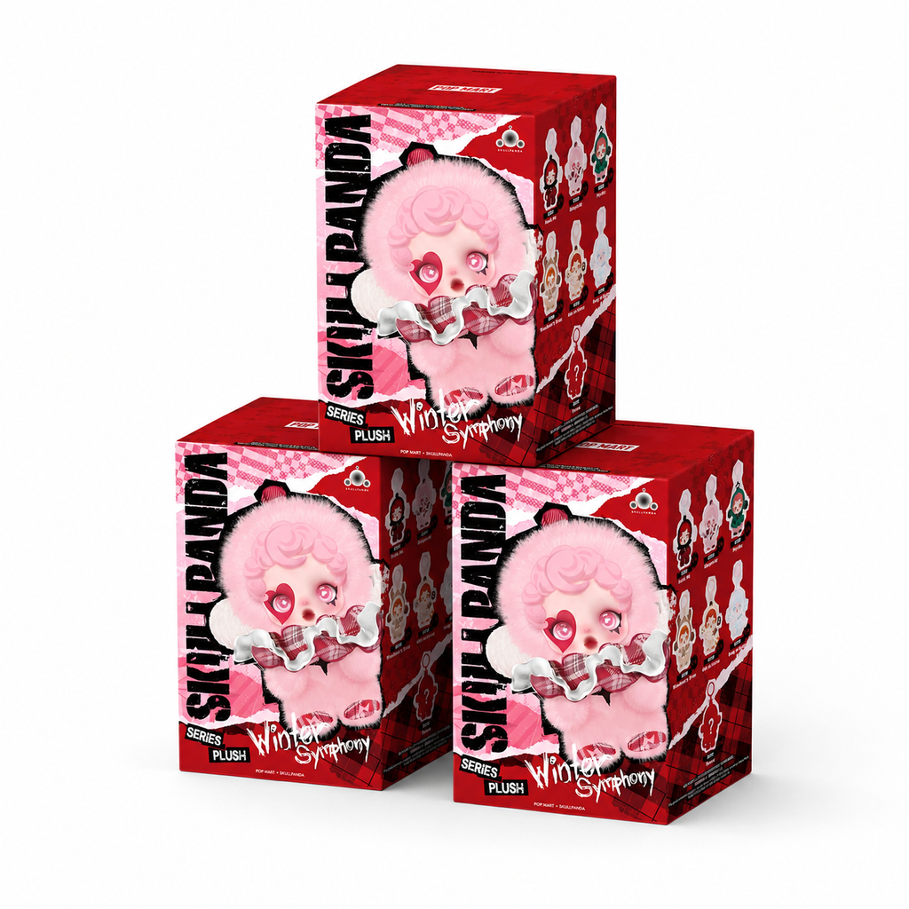 Skullpanda Winter Symphony Blind Box Kuscheltier - 3er-Set
