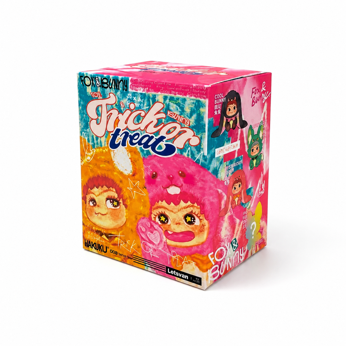 Wakuku Fox & Bunny Blind Box Kuscheltier - 1er-Set