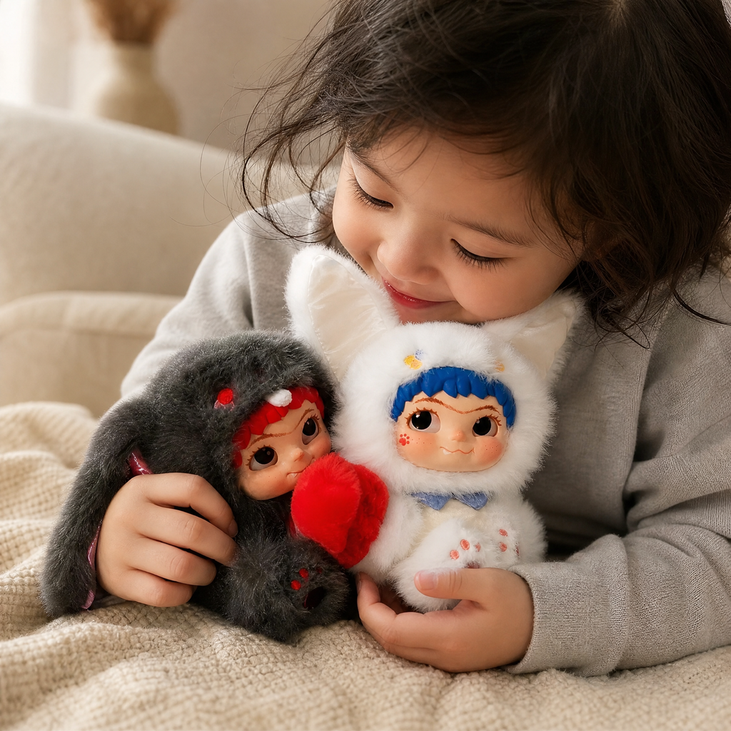 Wakuku Fox & Bunny Blind Box Kuscheltier - Gemütliche Nutzung im Innenbereich