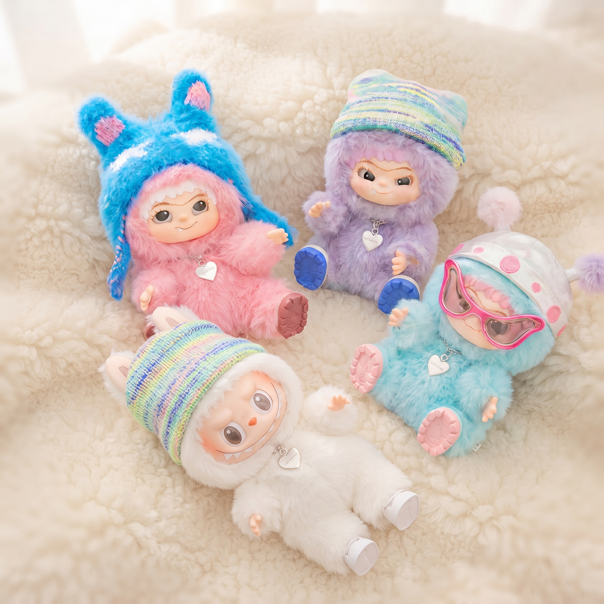 Wakuku Fuzzy Fun Party Blind Box Kuscheltier - Materialdetail